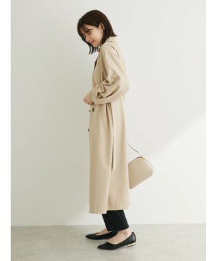 Green Parks ・ＥＬＥＮＣＡＲＥ　ＤＵＥ　コクーンスリーブトレンチコート Beige