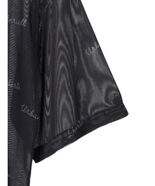 Green Parks ロゴ入りチュールトップス Black