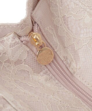 Maison de FLEUR レースフリルハンドルスクエアトートSバッグ Light Pink