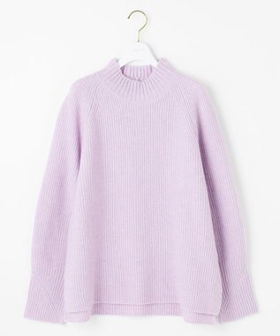 ANY SIS L ハイネックAir ニット ラベンダー
