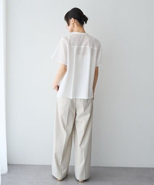 YECCA VECCA フリルデザインブラウス Off White