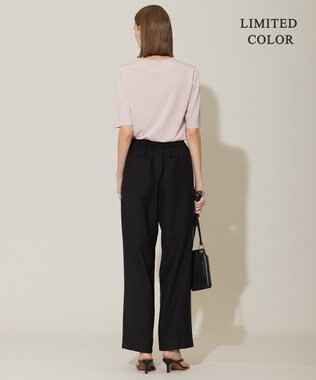 ICB 【WEB限定カラーあり・接触冷感・UVケア・洗える】 シンセティックハイゲージ 半袖ニット ピンク系［WEB限定］