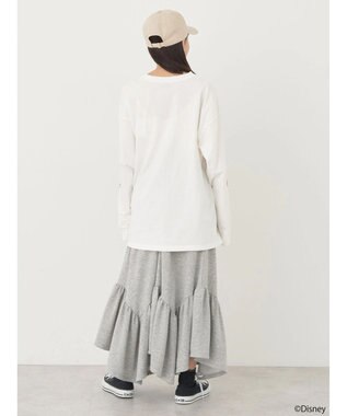 earth music&ecology Ｄｉｓｎｅｙ／袖ダイナロンＴ White