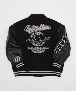 WEGO 【25年秋冬新作/ユニセックス着用ITEM/SMLサイズ展開】メルトンワッペンスタジャン ブラックその他