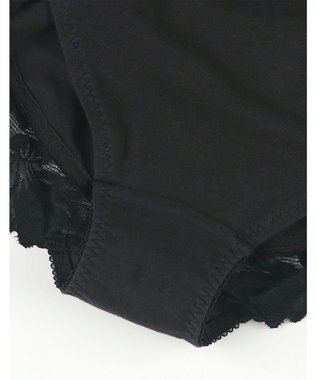 WACOAL ショーツ 【すそピタショーツ】 動いても裾がズレ上がりにくい 綿混(本体) はきこみ丈ふつう レディース PPD265 /ワコール ブラック