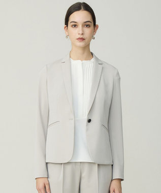 ICB L イージージョーゼット ピンタックカットソー