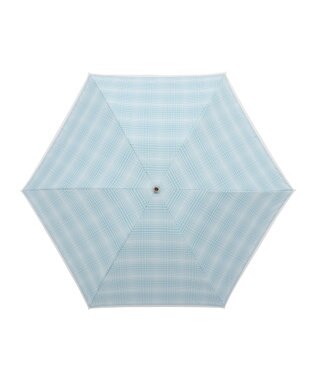 MOONBAT GRACY(グレイシー) 晴雨兼用日傘 折りたたみ傘 T/C Neo classic check ナイルブルー