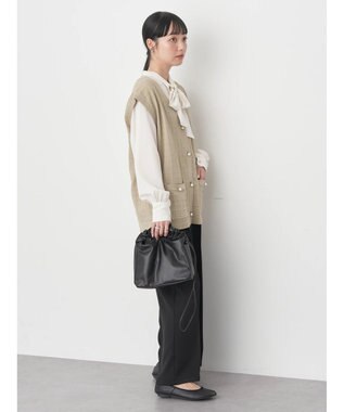 earth music&ecology ストレートパンツ Black