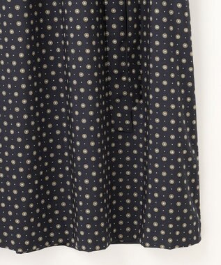 J.PRESS LADIES L 【洗える】ジオメトリックプリント ワンピース ネイビー系5