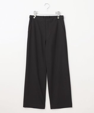 J.PRESS LADIES S 【洗える】2way thermoサキソニー セミワイド パンツ ブラック系