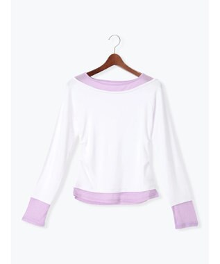 Te chichi レイヤードテレコトップス オフホワイト