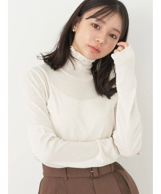 earth music&ecology シアータートルネックプルオーバー