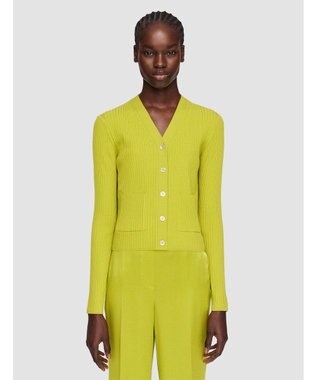  メリノリブ　カーディガン