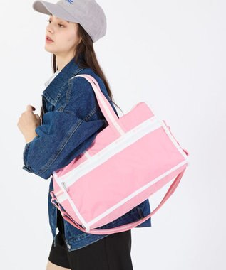 LeSportsac DELUXE MED WEEKENDER/スペクテイターピオニーピンク