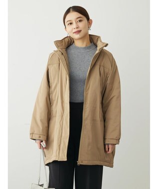 Green Parks あったか中綿コート Beige