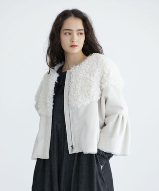 Green Parks ■ESCAR フラッフィーブルゾン