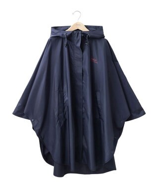 MOONBAT POLO RALPH LAUREN レインポンチョ レインベア 50デニール生地／着丈98cm 収納袋付き ネイビーブルー