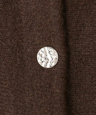 ANY SIS L 【前後着用可能】Airニット カーディガン ブラウン