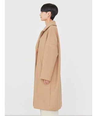 AMERICAN HOLIC 中空ＦＩＢＥＲドロップショルダーチェスターコート Camel