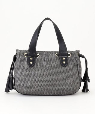 LA BAGAGERIE サイドタッセルサマートート　Sサイズ グレー