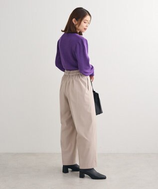 Green Parks 洗える　パフニットプルオーバー Purple