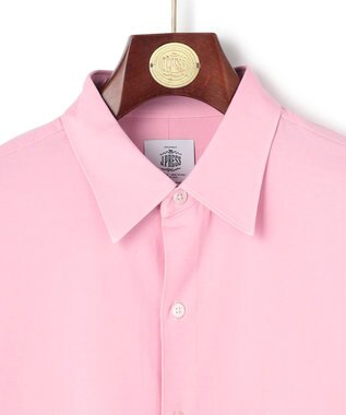 J.PRESS MEN 【J.PRESS ORIGINALS】KANEMASA 46G Jersey Pin Oxford Regular Collar Shirt / Japan Made ピンク系