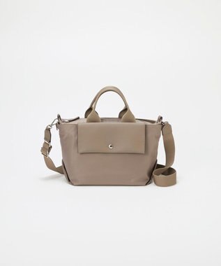 TOPKAPI 【Breath TOPKAPI】DAY TRIPPER デイトリッパー ナイロン 2way ミニ トートバッグ　 グレージュ