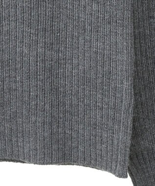 Green Parks 洗える　パフニットプルオーバー Gray Mixture