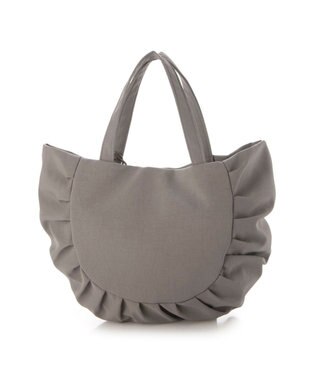 UNBILLION カシュカシュ cachecache / ポンポンつきラウンドミニトート GY