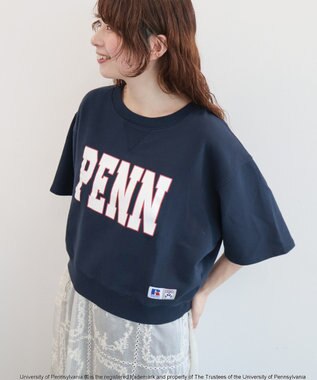 AMERICAN HOLIC 【RUSSELL×PENN】半袖スウェット Navy