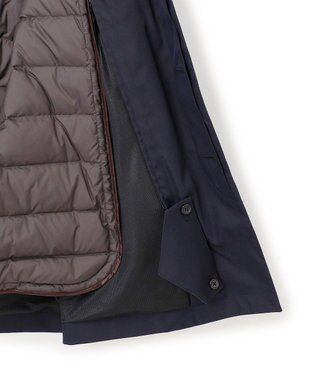 J.PRESS MEN 【デタッチャブル】スタンドフォールシートコート / ダウンライナー ネイビー系