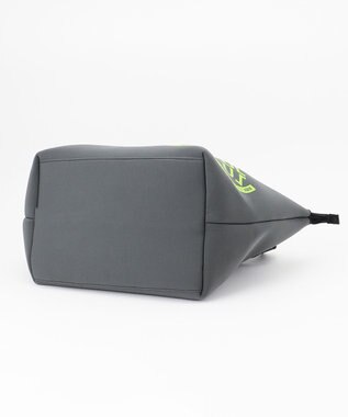 PW CIRCULUS 【EVEN・Double Eagleコラボ】サークルロゴ トートバック クラッチバッグ付き ライトグレー×ライム