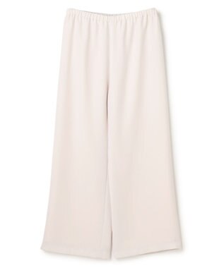 UNFILO 【ウエストゴム】ドライダブルクロス イージー ワイドパンツ