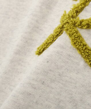 Green Parks さがら刺繍Ｔシャツ Oatmeal