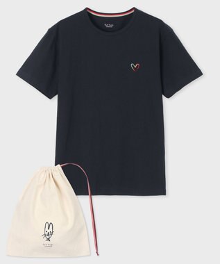 Paul Smith スワールハート 半袖Tシャツ ネイビー