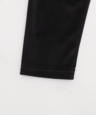 WEGO ベロアショートZIPパーカー ブラック