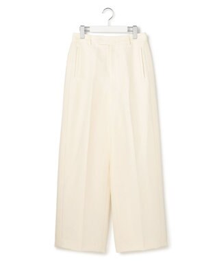 23区 【GOLD LABEL/先行予約】ウールダブルクロス バレル ワイド パンツ
