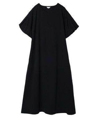 AMERICAN HOLIC 袖コンシャスＶネックカットワンピース Black