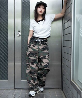 WEGO レイヤードグラフィックT ホワイトその他