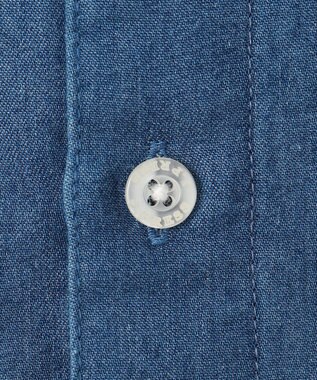 J.PRESS KIDS 【140-170cm】4.5オンス TC デニム 半袖シャツ ネイビー系