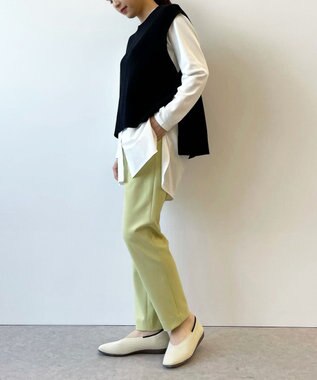 UNFILO ドロストスティックパンツ イエロー系