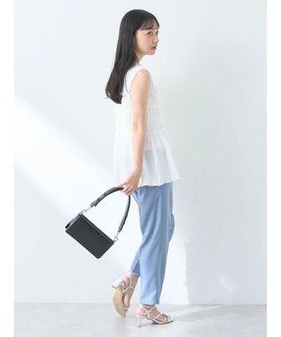 earth music&ecology ドッキングシャーリングプルオーバー White