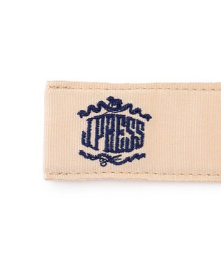 J.PRESS MEN オーバルワンポイント リングベルト ベージュ系