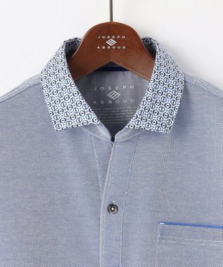 JOSEPH ABBOUD 【愛されて20年！オーガニックコットン使用】ダディ ポロシャツ ダルブルー系