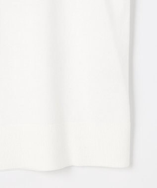 自由区 【洗える】レースコンビ ニット オフホワイト