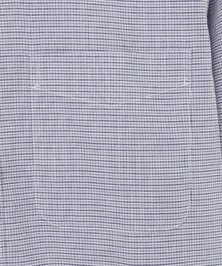 J.PRESS MEN 【PREMIUM PLEATS / 形態安定】PANAMAミニチェックシャツ/ B.D. ライトグレー系3