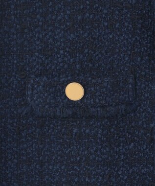 23区 GIOLICA ツイード ジャケット ネイビー