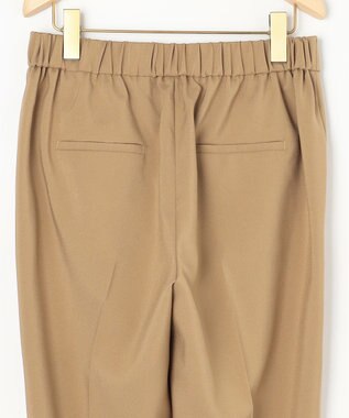 組曲 【美シルエット・ストレッチ・シワになりにくい】オシャクロス テーパードパンツ ベージュ系