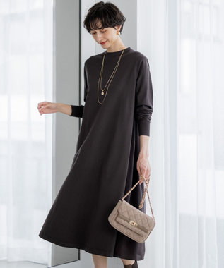 洗える/吊り干しOK】ヴィスコースストレッチ バックデザイン