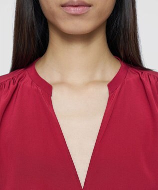 JOSEPH 【洗える】ニューCDCシルクブラウス　ブロンデル Ruby